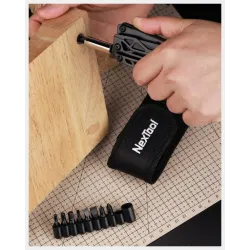 NexTool Black Knight - 11 in 1 Multifunktionswerkzeug - Klappzange / Schere / Öffner / Schraubendreher
