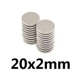 N35 - Neodym-Magnet - starke runde Scheibe - 20 * 2mm