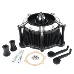 Turbinenspike - Luftfilter - Ansaugfilter - CNC - für Harley Motorräder