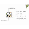 Thailand elephant - colorful enamel - 925 Sterling Silver - charm for braceletBracelets