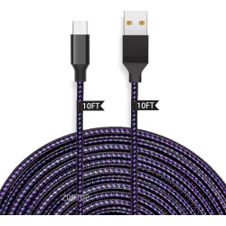 Schnellladekabel - Daten / Synchronisierung - Micro-USB / Typ-C / ISO - für PS4 / Xbox One Controller - 3m