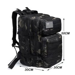 Tactical / military backpack - camouflage - waterproof - large capacity - 50LBackpacks