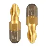 Screwdriver bits - 1/4 inch - titanium coated - anti-slip - Phillips hex shank - PH2 - 25mm - 10 piecesBits & drills