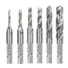 HSS drill bits - screw metric thread - hex shank - 1/4 inch - M3 / M10 - 6 piecesBits & drills