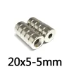 N35 - Neodym-Magnet - superstarker runder Senkkopf - mit 5mm Loch - 20mm * 5mm