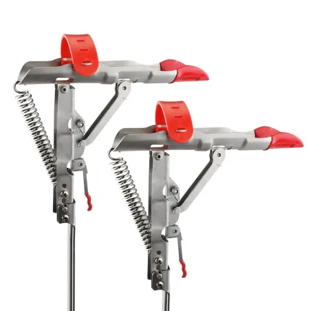 Angelrutenhalter - Halterung - Automatikfeder - verstellbar - klappbar - Edelstahl