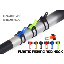 Plastic fishing rod hook - keeper holder lure - 10 piecesTools