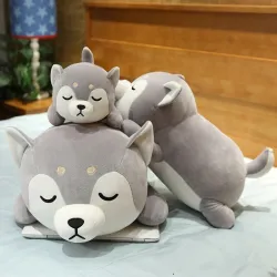 Lying Husky dog - plush toy - pillowCuddly toys