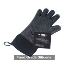 Long protective glove - for cleaning / BBQ - heat resistant - silicone - 1 pieceCleaning