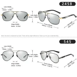 Photochromic sunglasses - polarized - day / night driving - UV400Sunglasses