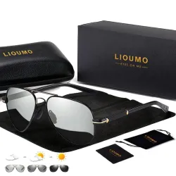 Photochrome Sonnenbrille - polarisiert - Tag / Nacht fahren - UV400