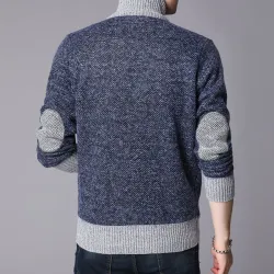 Dicker warmer Pullover - kurze Jacke mit Reißverschluss - Kaschmir / Wolle / Fleece