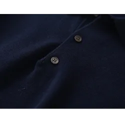Men's POLO pullover - t-shirt with buttons - cashmereHoodies & Sweatshirt