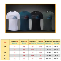Men's sport t-shirt - breathable - elastic - quick dryT-shirts
