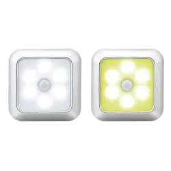 LED lamp - with PIR motion sensor - for wall / furniture / stairs - 2 piecesWall lights