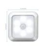 LED-Lampe - mit PIR-Bewegungsmelder - für Wand / Möbel / Treppe - 2 Stück