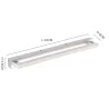 Moderne Badezimmerspiegelleuchte - LED - Edelstahllampe - 9W - 42cm