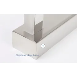 Modern bathroom mirror light - LED - stainless steel lamp - 9W - 42cmWall lights