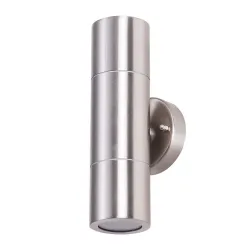 LED wall light - stainless steel lamp - up / down lightningLED-Wandleuchte - Edelstahllampe - Auf-/Ab-Beleuchtung
