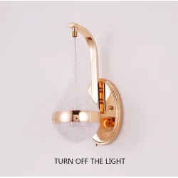 Moderne LED-Wandleuchte - Wandleuchte - Goldeisen