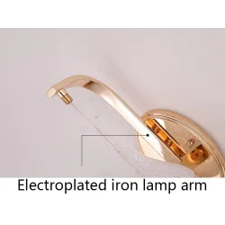 Moderne LED-Wandleuchte - Wandleuchte - Goldeisen