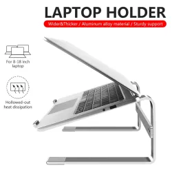 Laptop-/Tablet-Ständer - Aluminium - rutschfest