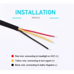 Auto-Tagfahrlichter - flexibler LED-Streifen - wasserdicht - 12V