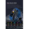 Smart Watch - sports bracelet - Bluetooth - fitness tracker / blood pressure / heart rate monitor - IP68 waterproofSmart-Wear