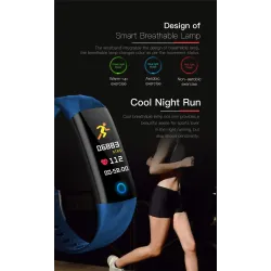 Smart Watch - sports bracelet - Bluetooth - fitness tracker / blood pressure / heart rate monitor - IP68 waterproofSmart-Wear