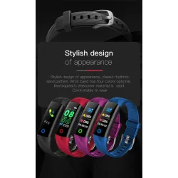 Smart Watch - sports bracelet - Bluetooth - fitness tracker / blood pressure / heart rate monitor - IP68 waterproofSmart-Wear