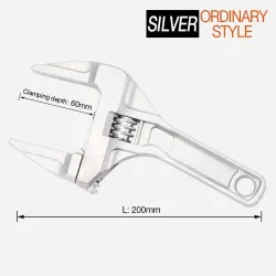 Multifunktions-Universalschlüssel - verstellbar - große Öffnung - Aluminiumlegierung