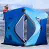 Winterwarmes Zelt - zum Eisfischen / Camping - winddicht - wasserdicht - schneesicher - viel Platz