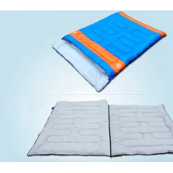 Doppelschlafsack - mit Reißverschluss - warm - wasserdicht
