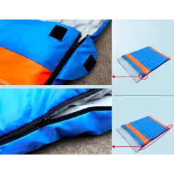 Doppelschlafsack - mit Reißverschluss - warm - wasserdicht