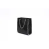 Retro shoulder bag - with rivets / chain strap - leatherHandbags