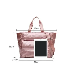Large capacity shoulder bag - waterproof - down cottonBags