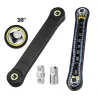 Universal extension wrench - with 2 adapters - 3/8"Wrenches