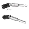 Magnetic screw drill bit - adjustable - pivoting tip holder - 1/4" hex shank - extension - adapterScrewdrivers