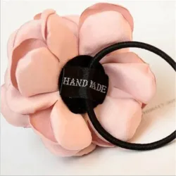 Elegantes elastisches Haarband - mit großer Rose