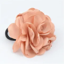 Elegantes elastisches Haarband - mit großer Rose