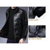 Fashionable short jacket - shiny down winter windbreakerJackets
