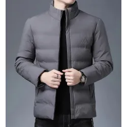 Warme Winterjacke - gesteppter dicker Windbreaker