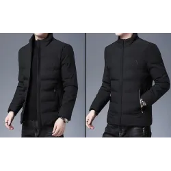 Warme Winterjacke - gesteppter dicker Windbreaker
