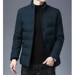 Warme Winterjacke - gesteppter dicker Windbreaker