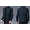 Warm winter jacket - quilted thick windbreakerJackets