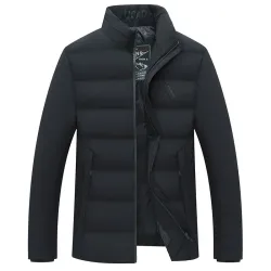 Warme Winterjacke - gesteppter dicker Windbreaker