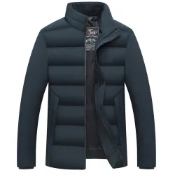 Warme Winterjacke - gesteppter dicker Windbreaker