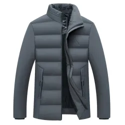 Warme Winterjacke - gesteppter dicker Windbreaker