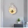 Moderne Kunstharz-Wandleuchte - LED - Muschelform