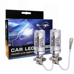 H3 30W CREE LED car lights 1400 Lumen - bulbs - 2 piecesH3